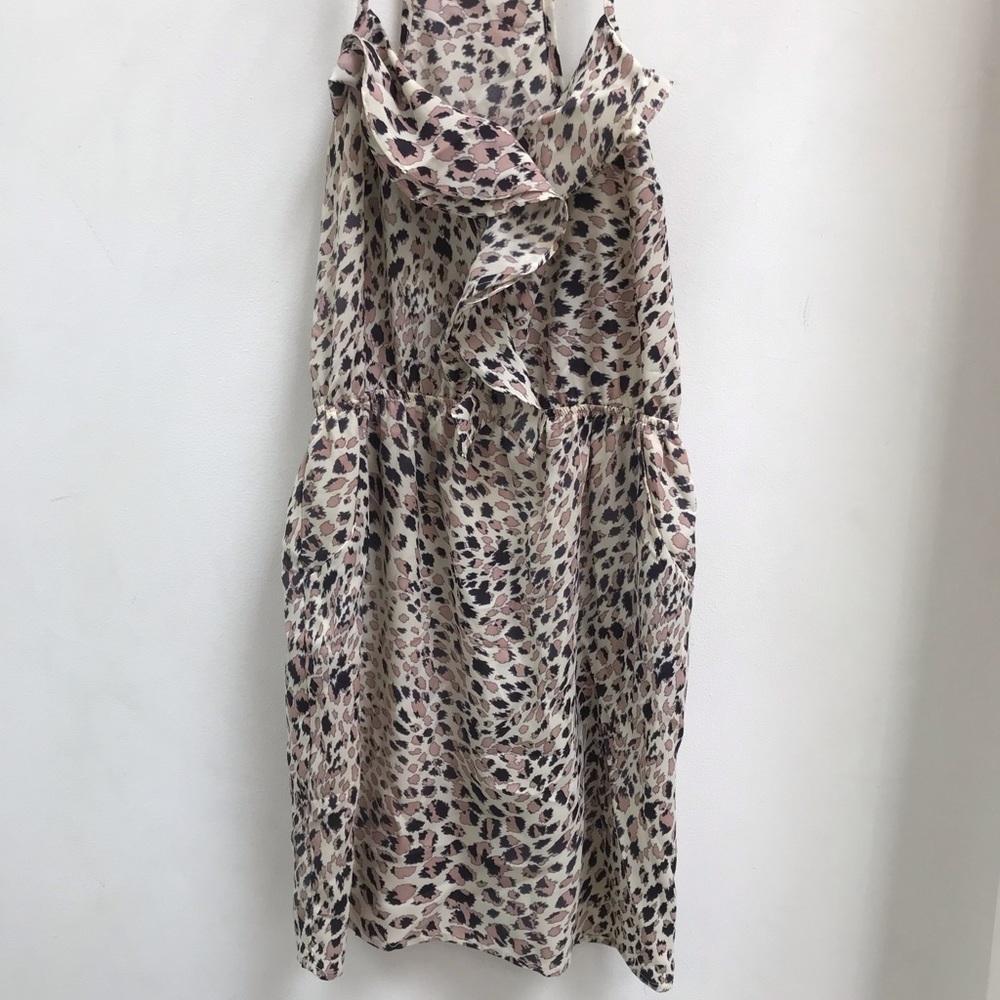 Lush leopard mini dress